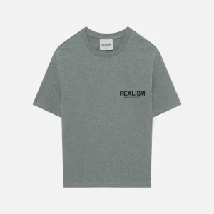 Realism Heaven Logo Tee Heather Dark