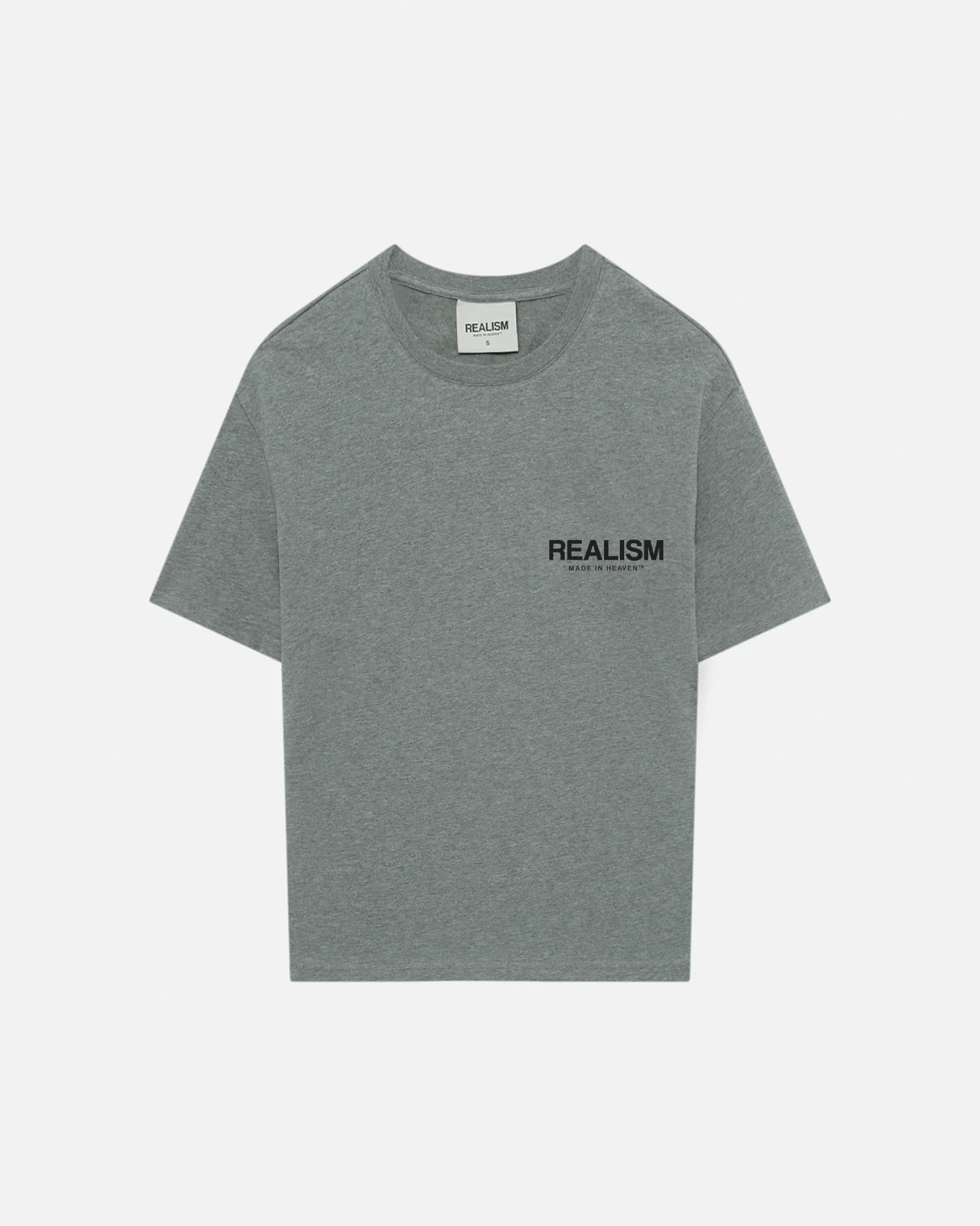 Realism Heaven Logo Tee Heather Dark