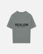 Realism Heaven Logo Tee Heather Dark