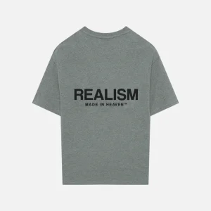 Realism Heaven Logo Tee Heather Dark