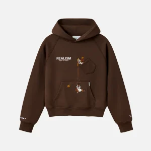 Realism and Disney Chip Mocha Hoodie