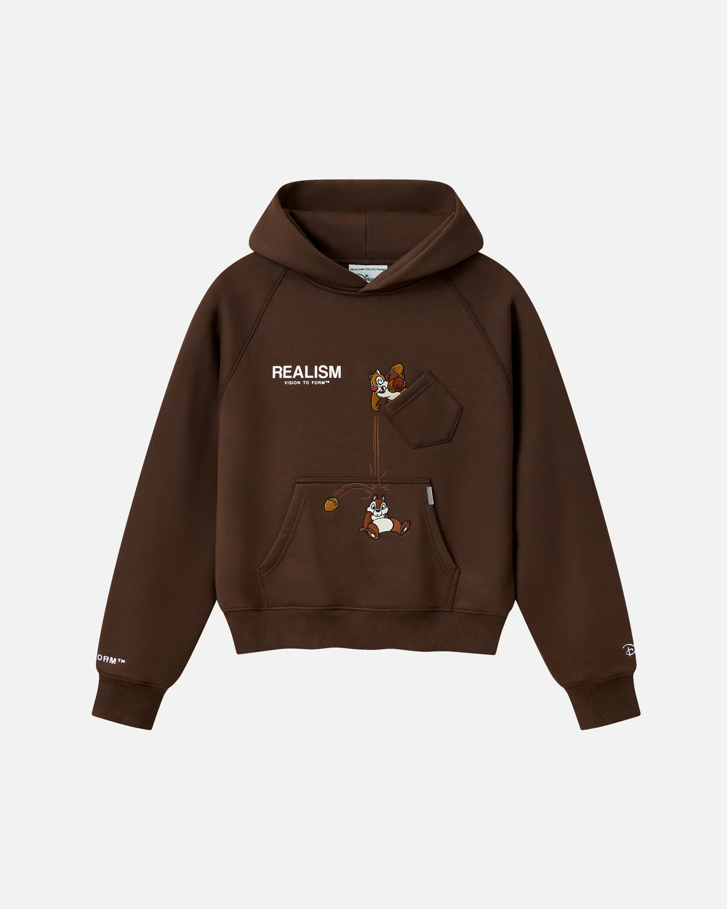 Realism and Disney Chip Mocha Hoodie Realism and Disney Chip Mocha Hoodie