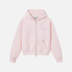 Bunny Zip Hoodie Pink Pastel