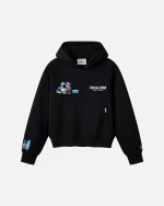 Realism and Disney Aussie Black Hoodie
