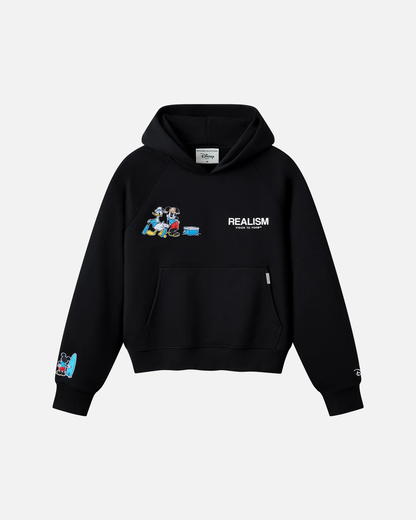 Realism and Disney Aussie Black Hoodie Realism and Disney Aussie Black Hoodie