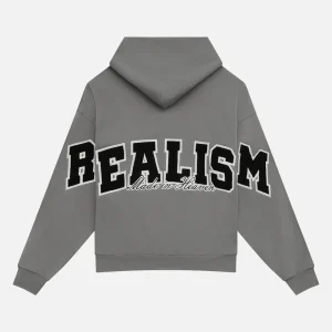 Realism College Hoodie V2 Grey Cool