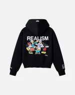 Realism and Disney Aussie Black Hoodie