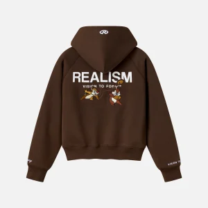 Realism and Disney Chip Mocha Hoodie
