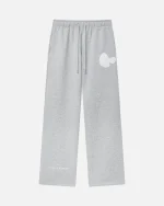 Bunny Sweatpants Open Leg Marle Grey