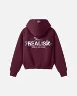 Realism Horse Logo Carmine Hoodie