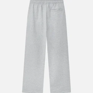 Bunny Sweatpants Open Leg Marle Grey