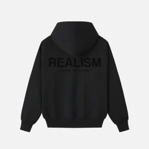Realism Vision Logo Obsidian Hoodie