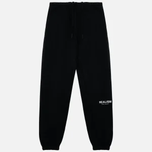 Realism Heaven Logo Black Sweatpants