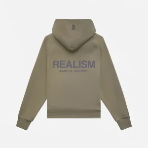 Heaven Logo Reflective Cement Hoodie