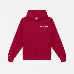 Heaven Logo Hoodie Red Carmine