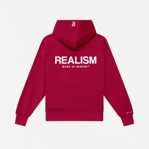 Heaven Logo Hoodie Red Carmine