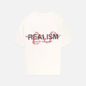Realism Snake Logo Shell Tee