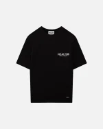 Heaven Logo Tee Black Reflective