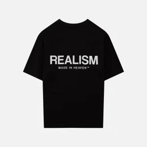Heaven Logo Tee Black Reflective