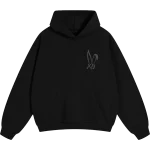 Realism X Bunny Black Hoodie