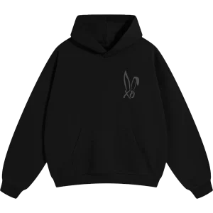 Realism X Bunny Black Hoodie