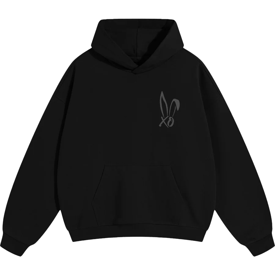 Realism X Bunny Black Hoodie Realism X Bunny Black Hoodie