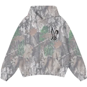 Realism X Bunny Xo Logo Camo Hoodie