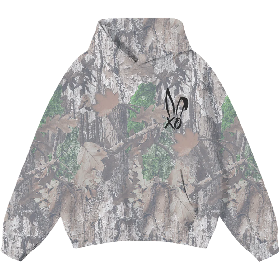 Realism X Bunny Xo Logo Camo Hoodie Realism X Bunny Xo Logo Camo Hoodie
